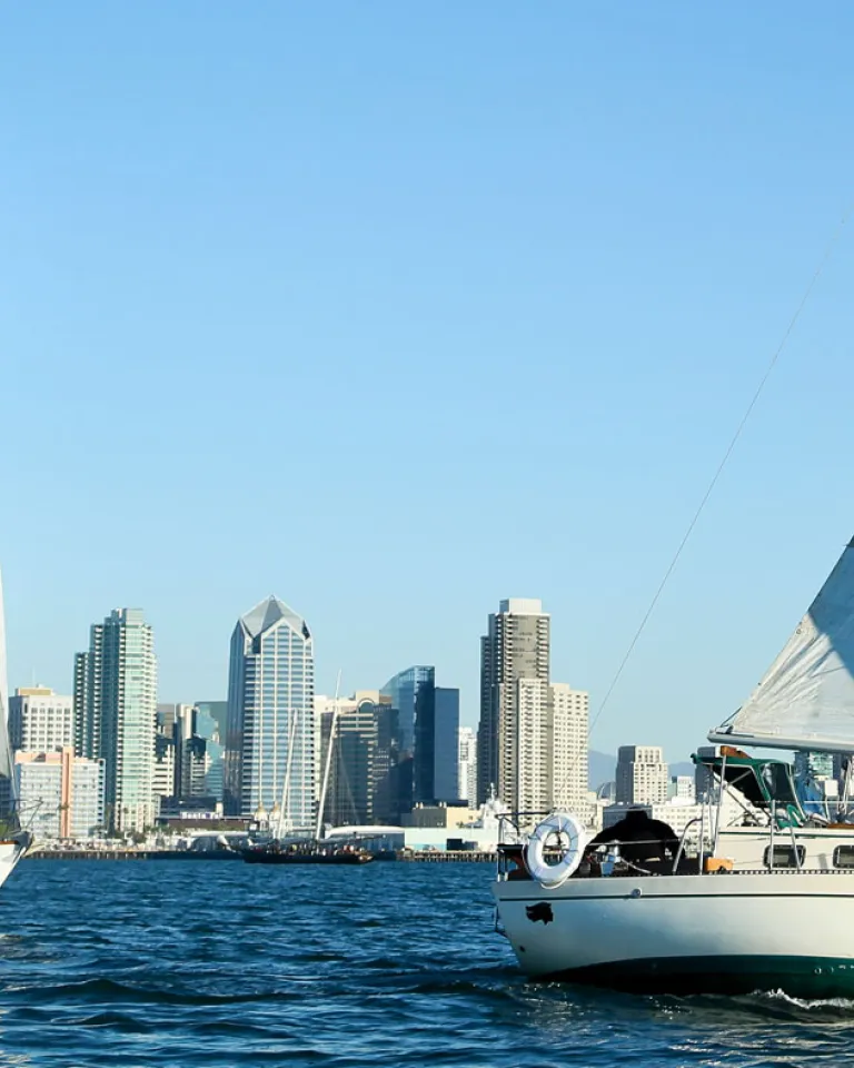 Sailing in San Diego Sailing in San Diego
